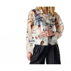 NEW STEVE MADDEN tove jacket in multi